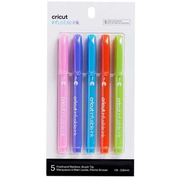 Cricut Infusible Ink Freehand Markers 5pk- Tropical 1.8-3.66mm - Picture 2 of 2